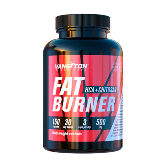 НСА + Хітозан Vansiton Fat Burner HCA + Chitosan, 150 капсул